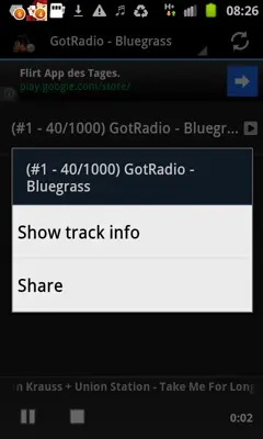 Bluegrass Music Radio Stations android App screenshot 1